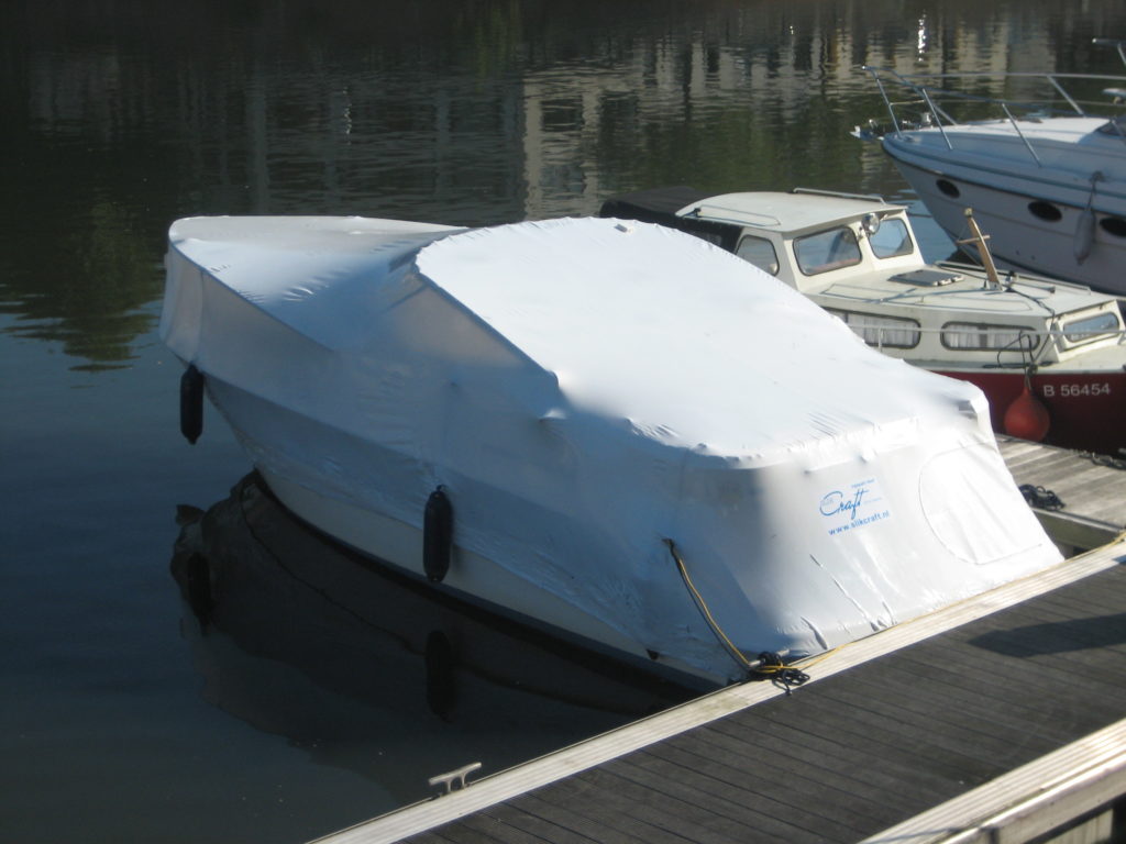 Plastic Wrap on Boat