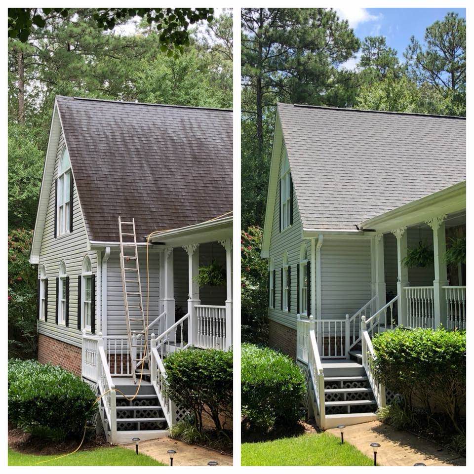 power washing before and after pics